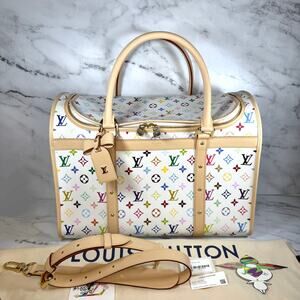 Louis Vuitton Murakami Dog Bag Multicolor Sac Chien Monogram LV x TM New 2025